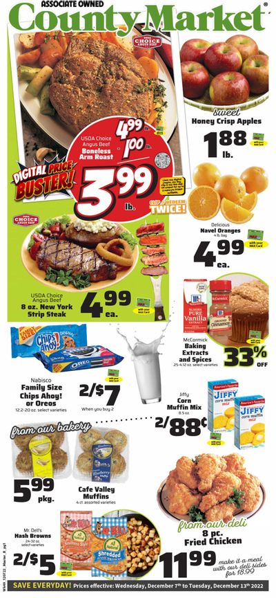 County Market (IL, IN, MO) Weekly Ad Flyer Specials December 7 to December 13, 2022