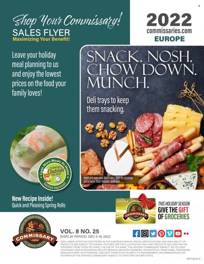 Commissary Weekly Ad Flyer Specials December 5 to December 18, 2022