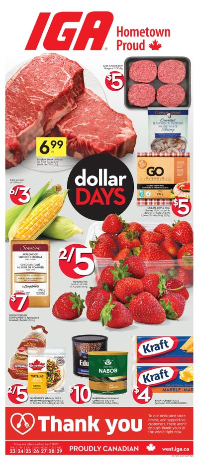 IGA (West) Flyer April 23 to 29