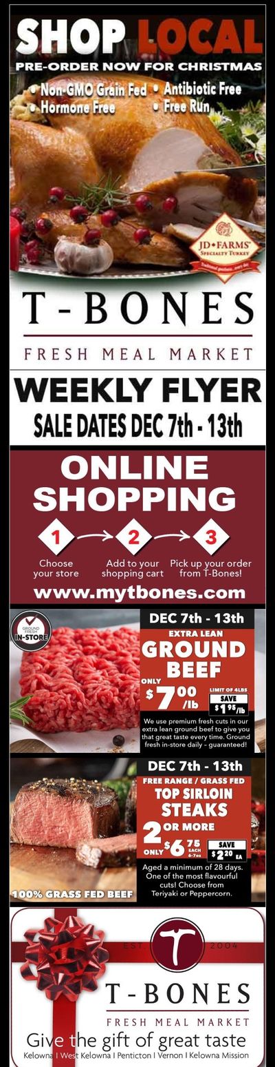 T-Bone's Flyer December 7 to 13