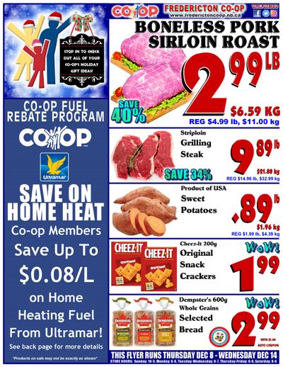 Fredericton Co-op Flyer December 8 to 14
