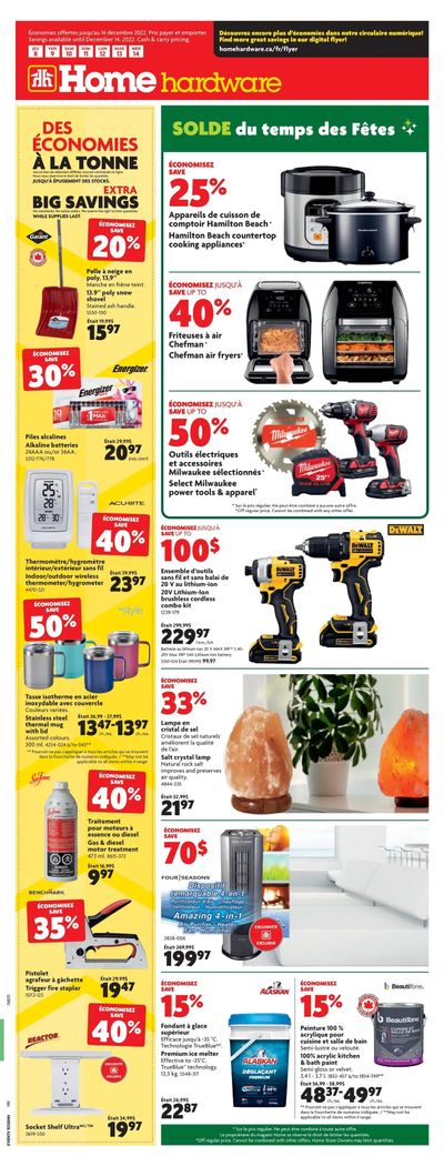 Home Hardware (QC) Flyer December 8 to 14
