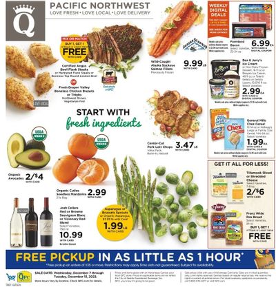 QFC (WA) Weekly Ad Flyer Specials December 7 to December 13, 2022