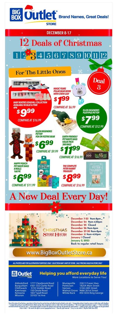 Big Box Outlet Store Daily Deal Flyer December 8
