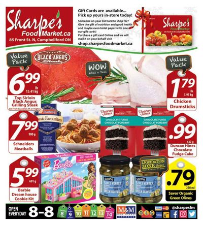 Sharpe's Food Market Flyer December 8 to 14