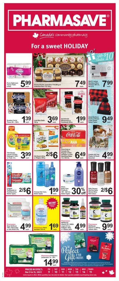 Pharmasave (West) Flyer December 9 to 15