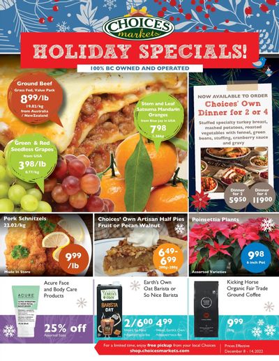 Choices Market Flyer December 8 to 14