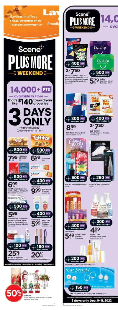 Lawtons Drugs Flyer December 9 to 15