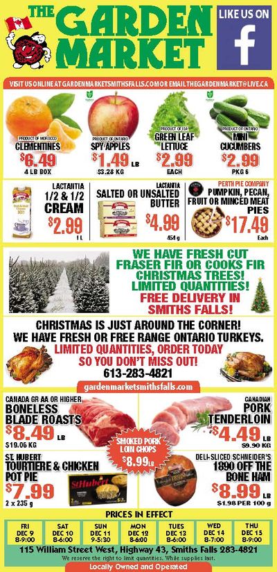 The Garden Market Flyer December 9 to 15