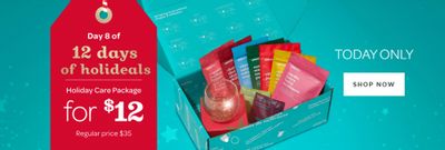DAVIDsTEA Canada 12 Days of Holideals Day 8: Holiday Care Package $12 (Regular $35)
