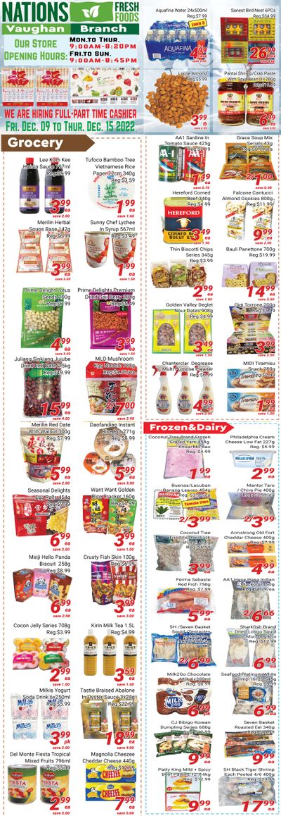 Nations Fresh Foods (Vaughan) Flyer December 9 to 15