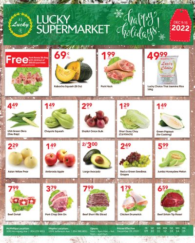 Lucky Supermarket (Winnipeg) Flyer December 9 to 15