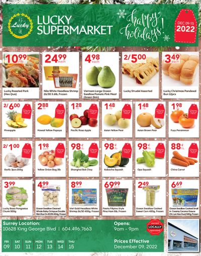 Lucky Supermarket (Surrey) Flyer December 9 to 15