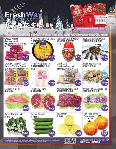 FreshWay Foodmart Flyer December 9 to 15