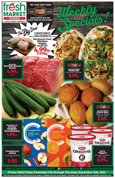 Fresh Market Foods Flyer December 9 to 15