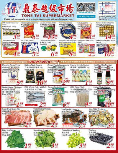 Tone Tai Supermarket Flyer December 9 to 15
