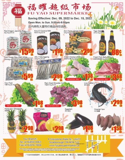 Fu Yao Supermarket Flyer December 9 to 15
