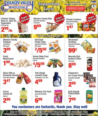 Bulkley Valley Wholesale Flyer April 22 to 28