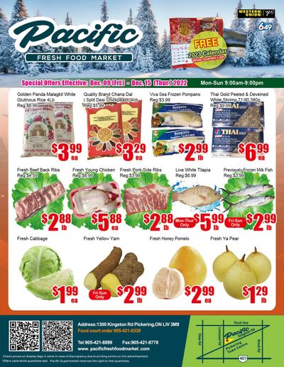 Pacific Fresh Food Market (Pickering) Flyer December 9 to 15