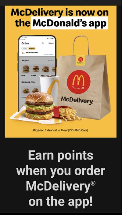 McDonalds’s Canada: McDelivery Now Available on the McDonald’s App