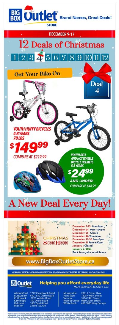 Big Box Outlet Store Daily Deal Flyer December 9