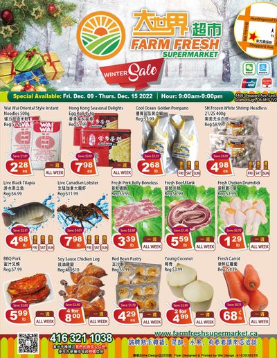 Farm Fresh Supermarket Flyer December 9 to 15