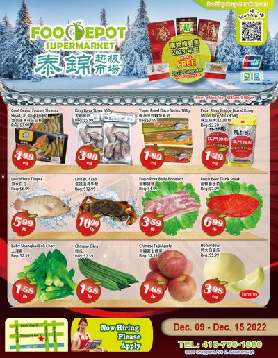Food Depot Supermarket Flyer December 9 to 15
