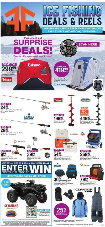 Fleet Farm (IA, MN, ND, WI) Weekly Ad Flyer Specials December 7 to December 24, 2022
