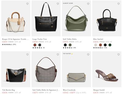Coach Canada Deals: Save 40% – 50% OFF Holiday Sale + Bags Under $360