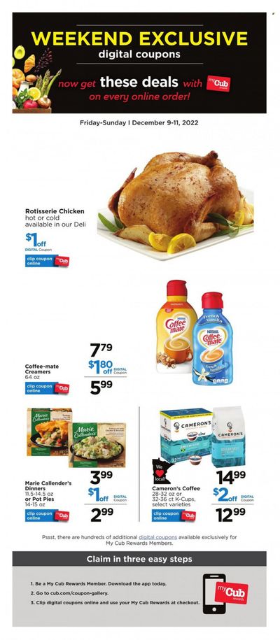 Cub Foods (MN) Weekly Ad Flyer Specials December 9 to December 11, 2022