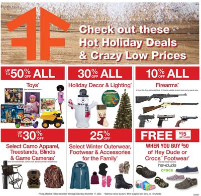 Fleet Farm (IA, MN, ND, WI) Weekly Ad Flyer Specials December 9 to December 17, 2022