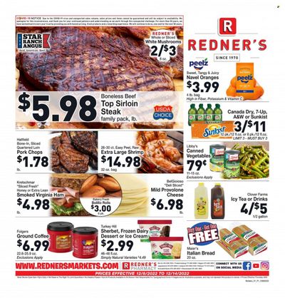 Redner's Markets (DE, MD, PA) Weekly Ad Flyer Specials December 8 to December 14, 2022
