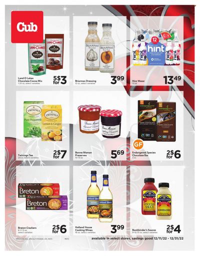 Cub Foods (MN) Weekly Ad Flyer Specials December 11 to December 31, 2022 Cub Foods (MN) Weekly Ad Flyer Specials December 11 to December 31, 2022