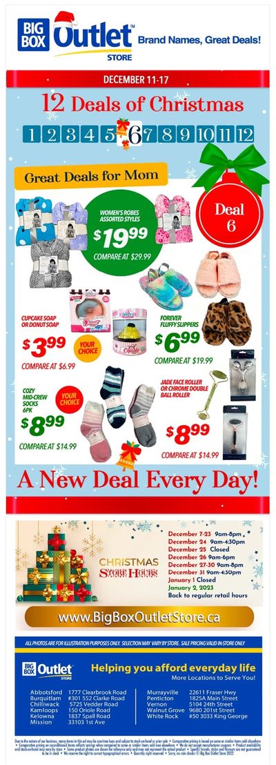 Big Box Outlet Store Daily Deal Flyer December 11