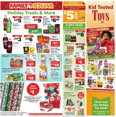 Family Dollar Weekly Ad Flyer Specials December 11 to December 17, 2022