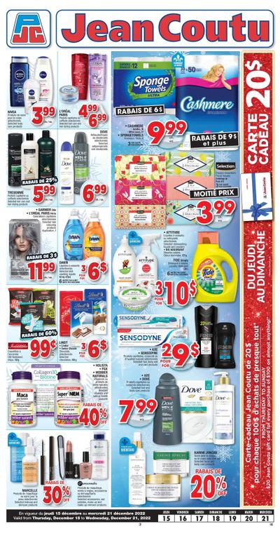 Jean Coutu (QC) Flyer December 15 to 21