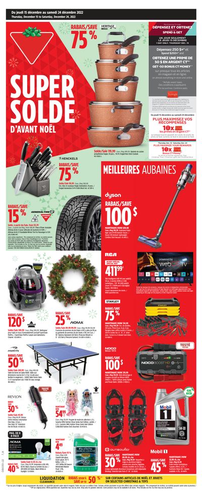 Canadian Tire (QC) Flyer December 15 to 24