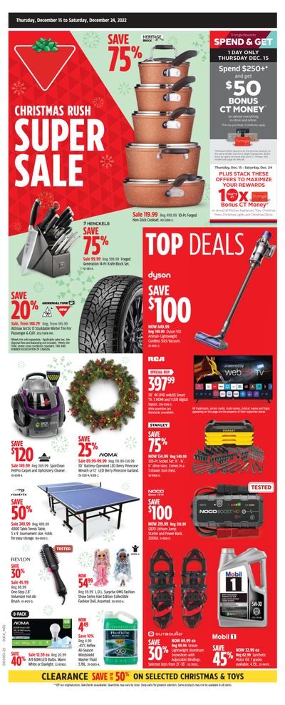 Canadian Tire (Atlantic) Flyer December 15 to 24