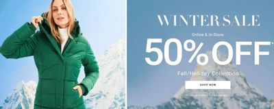 Suzy Shier Canada Sale: Save Up to 50% OFF Winter Sale + Up to 60% OFF Clearance
