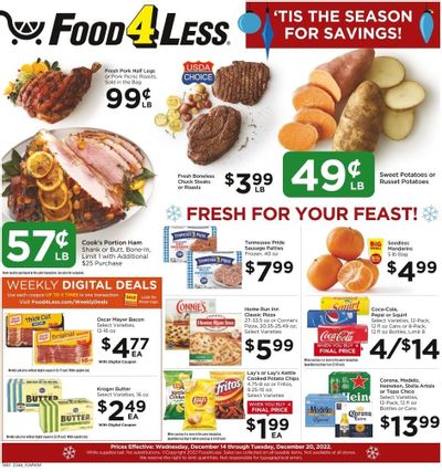 Food 4 Less (IL) Weekly Ad Flyer Specials December 14 to December 20, 2022