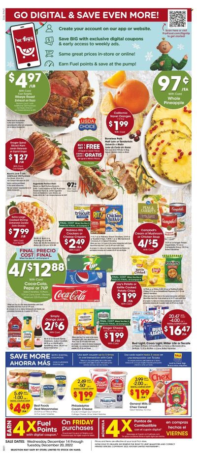 Fry’s (AZ) Weekly Ad Flyer Specials December 14 to December 20, 2022