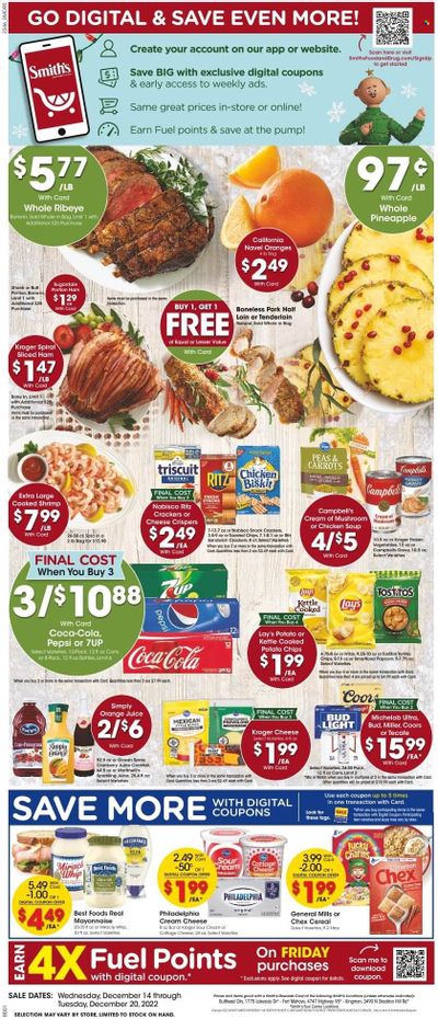Smith's (AZ, ID, MT, NM, NV, UT, WY) Weekly Ad Flyer Specials December 14 to December 20, 2022