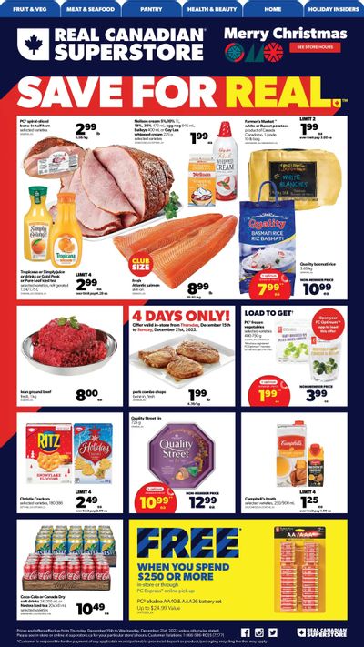 Real Canadian Superstore (ON) Flyer December 15 to 21