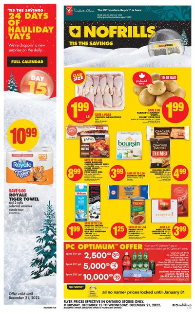 No Frills (ON) Flyer December 15 to 21