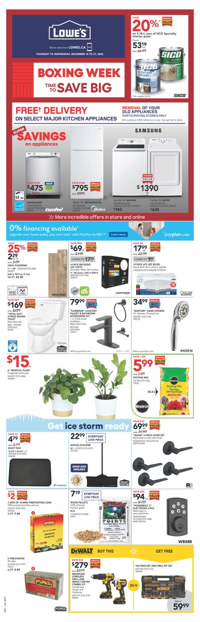 Lowe's (West) Flyer December 15 to 21