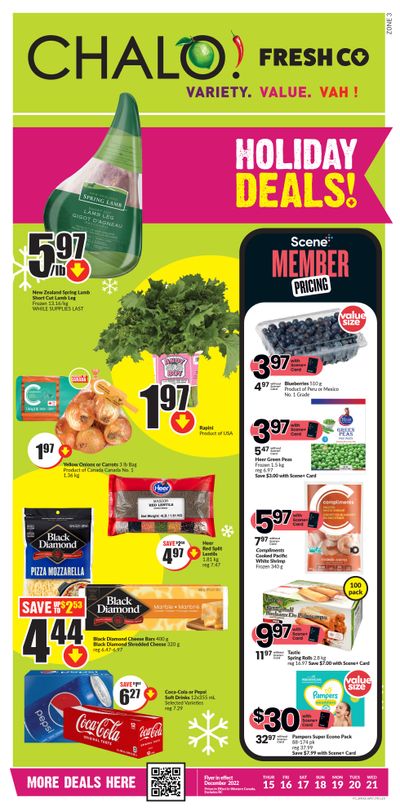Chalo! FreshCo (West) Flyer December 15 to 21