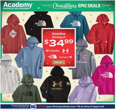Academy Sports + Outdoors Weekly Ad Flyer Specials December 12 to December 18, 2022