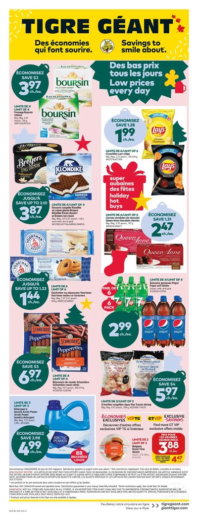 Tigre Géant Flyer December 14 to 20
