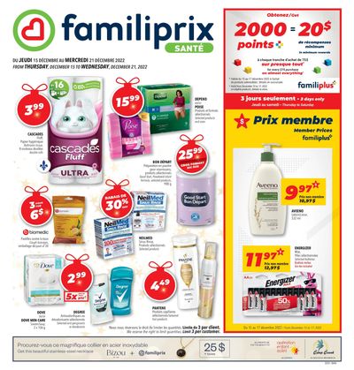 Familiprix Sante Flyer December 15 to 21