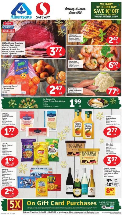 Safeway (AZ, CO, ID, MT, NE, NM) Weekly Ad Flyer Specials December 14 to December 20, 2022